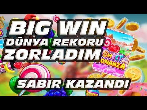 SWEET BONANZA |  Big win Dünya Rekoru Zorladım Taktik | #sweetbonanza #slot #casino #slotoyunları