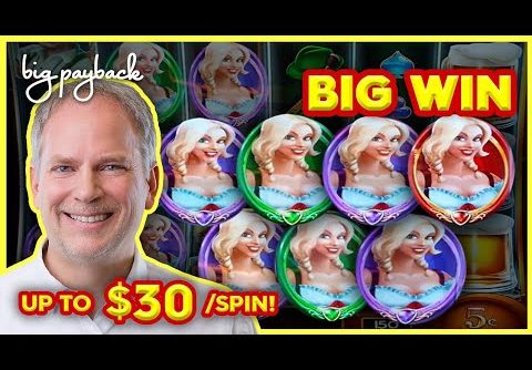 WHAT?! HIGH LIMIT on Heidi’s Bier Haus Slot! HUGE WIN SESSION!