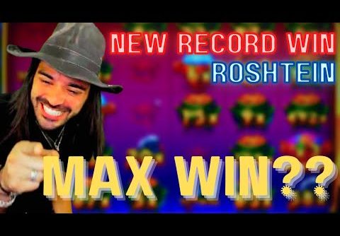 ROSHTEIN NEW RECORD WIN, DOES HE GET THE MAX WIN?? BARN FESTIVAL SLOT!