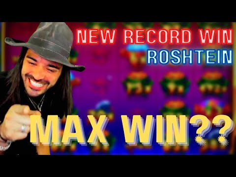 ROSHTEIN NEW RECORD WIN, DOES HE GET THE MAX WIN?? BARN FESTIVAL SLOT!
