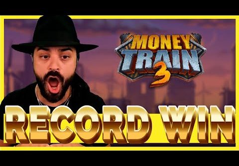 ROSHTEIN RECORD WIN ON MONEY TRAIN 3!! NEW GAME