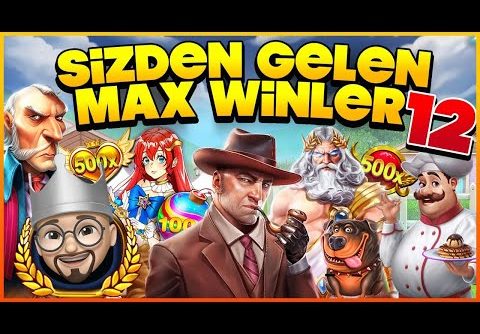 SLOT SİZDEN GELENLER ⭐REKOR KAZANÇLAR ⭐ SLOT MAX WİN 12 ⭐ #slot #slotoyunları #casino