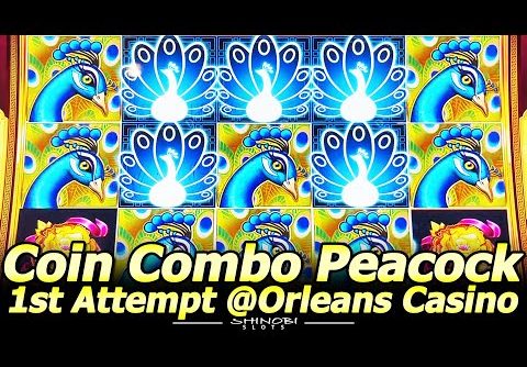 Perfect Peacock Slot Machine – My 1st Attempt in New Coin Combo slot at the Orleans in Las Vegas
