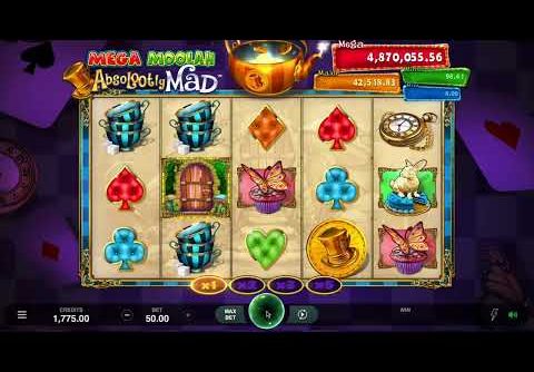 Absolootly Mad Mega Moolah Jackpot Slot | Win Combo & Gameplay