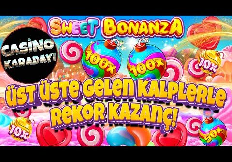 Sweet Bonanza | KALPLERLE REKOR KAZANÇ | BIG WIN #sweetbonanzarekor #bigwin #slot