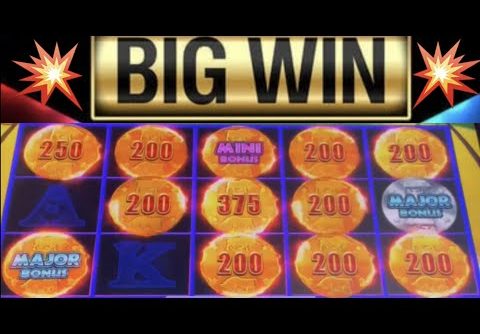 BIG WIN on BULL RUSH SLOT MACHINE 🎰 POKIE WINS