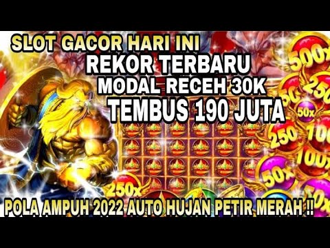 SLOT GACOR HARI INI !! INFO JAM GACOR SLOT PRAGMATIC !! POLA SLOT ZEUS MAXWIN HARI INI