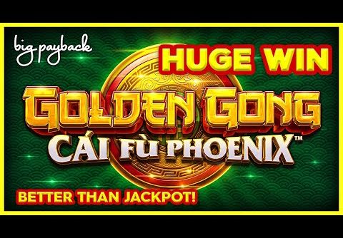 BETTER THAN JACKPOT! Golden Gong Cai Fu Phoenix Slot – HUGE WIN SESSION!