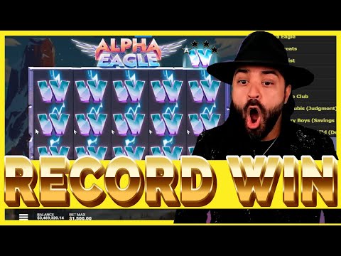 ROSHTEIN RECORD WIN ON ALPHA EAGLE!! NEW HACKSAW SLOT