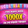 NEW BIGGEST WIN ON SUGAR RUSH SLOT BONUS BUY… (1000x)