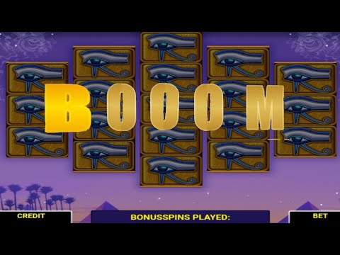 EYE OF RA CASINO SLOTS BIG WIN 🔥🔥 / BOOOM لعبة خرافية