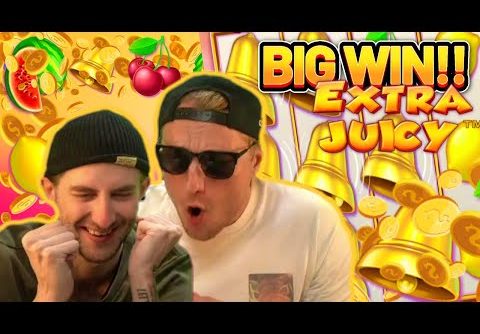 BIG WIN ON EXTRA JUICY – CASINO SLOT WIN FROM CASINODADDY