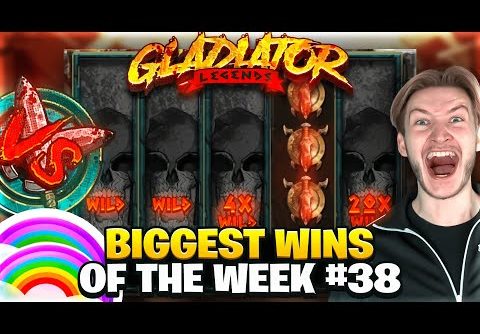 BIGGEST WINS OF THE WEEK 38! GLADIATOR LEGENDS JUICES US LIKE CRAZY!