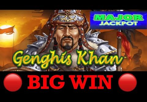 BIG WIN on GENGHIS KHAN SLOT MACHINE 🎰 POKIE WINS