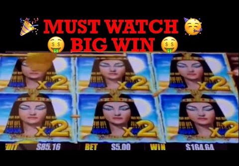 🔴 MUST WATCH BIG WIN 🔴 DOLLAR STORM  EGYPTIAN JEWELS SLOT MACHINE 🎰 POKIE WINS