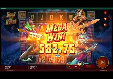 Mega Win na slot Gods Of Rock com o modo de Wild Encore – Solverde.pt