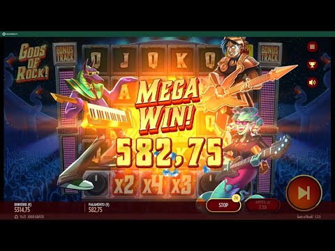 Mega Win na slot Gods Of Rock com o modo de Wild Encore – Solverde.pt