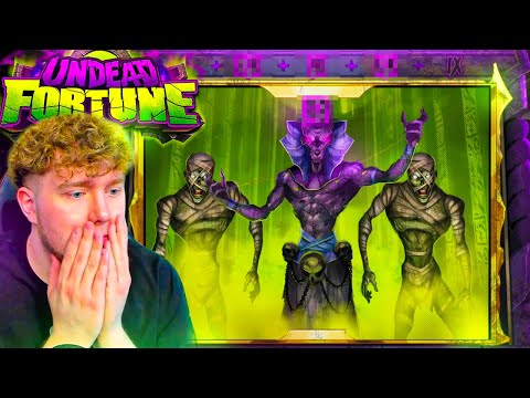 BIG WINS ON NEW UNDEAD FORTUNE SLOT!