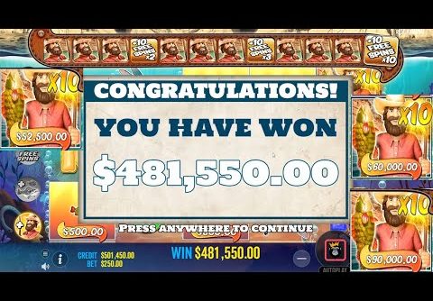 BIG BASS SPLASH – HUGE WIN HALF MILLION $ – HUGE WIN BONUS BUY CASINO SLOT ONLINE GAME