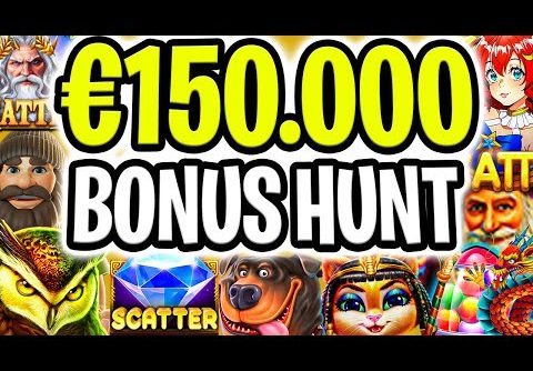 THE BIGGEST 😱 SLOT BONUS HUNT OF MY LIFE 🔥 €150.000 EPIC BIG WINS & PROFIT‼️ *** MUST SEE ***