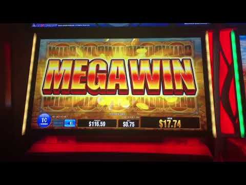 Mega Win with Wilds in New Buffalo Casino Slot !