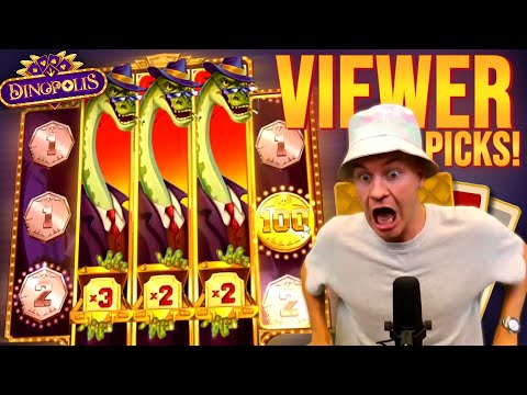 INSANE VIEWER PICKS ON DINOPOLIS! Mega Big Win Highlight