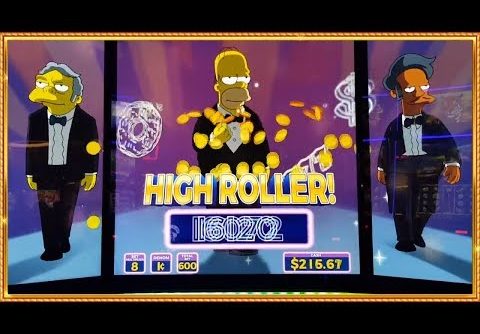 BIG WIN ON THE SIMPSONS + AUSTIN POWERS SLOTS !