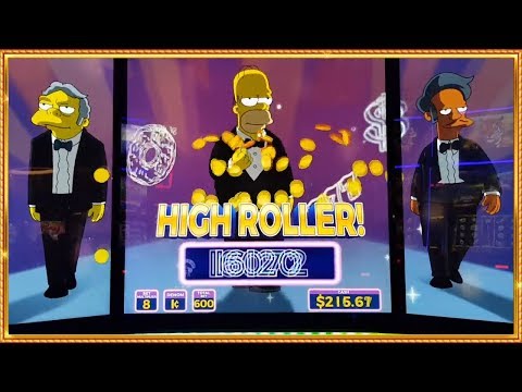 BIG WIN ON THE SIMPSONS + AUSTIN POWERS SLOTS !