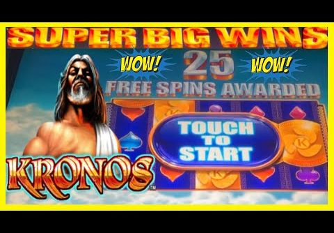 **SUPER BIG WINS!**⚡️25 SPINS! Kronos WMS Slot Machine Bonus