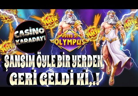 Gates of Olympus | ŞANSIM ÖYKE BİR YERDEN DÖNDÜ Kİ!!! | BIG WIN #gatesofolympusrekor #maxwin #slot