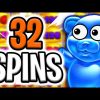 OMG 32 FREE SPINS AGAIN 🍭 SUGAR RUSH SLOT‼️😱 *** MEGA WIN ***