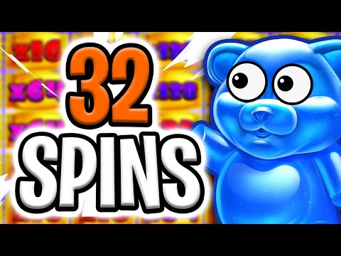 OMG 32 FREE SPINS AGAIN 🍭 SUGAR RUSH SLOT‼️😱 *** MEGA WIN ***