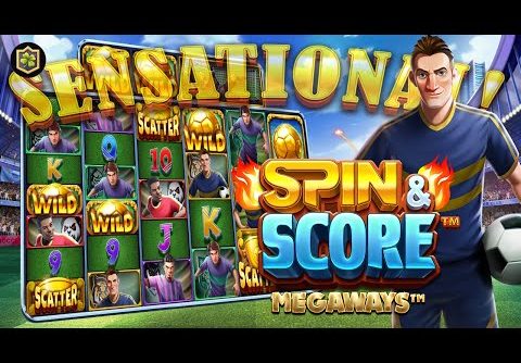 SLOT BIG WIN ⚽ SPIN & SCORE MEGAWAYS ⚽ PRAGMATIC PLAY – NEW ONLINE SLOT – ALL FEATURES