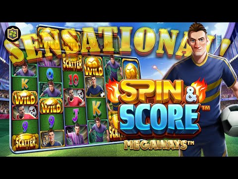 SLOT BIG WIN ⚽ SPIN & SCORE MEGAWAYS ⚽ PRAGMATIC PLAY – NEW ONLINE SLOT – ALL FEATURES