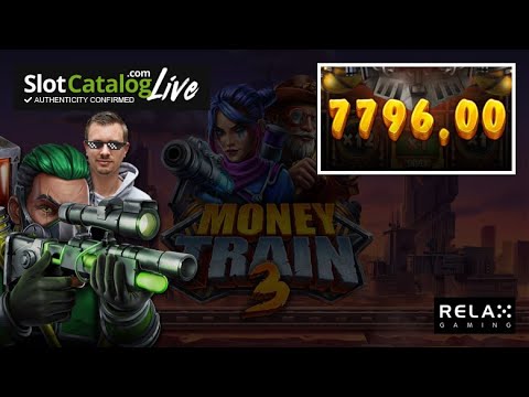 Mega win. Money Train 3 slot from Relax Gaming