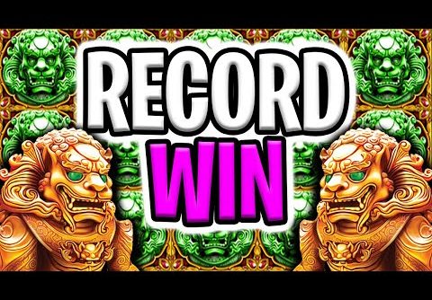 MY BIGGEST EVER RECORD SLOT WIN 🔥 5 LIONS MEGAWAYS 😱 OMG IT FINALLY HAPPENED‼️