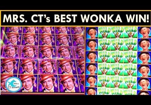 🍭MY BIGGEST WONKA WIN EVER! 😃 MULTIPLIER ON FULL SCREEN! PURE IMAGINATION SLOT MACHINE