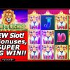 Pride of Riches Slot – Super Big Win Bonus!! Lions Weren’t Sleeping Tonight in new Konami game!