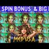 1st Spin Bonus & Big Win On Medusa Slot Machine