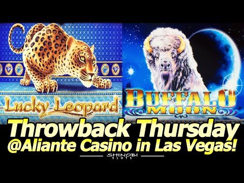 Throwback Thursday in Las Vegas! Lucky Leopard and Buffalo Moon Double or Nothing at Aliante Casino!