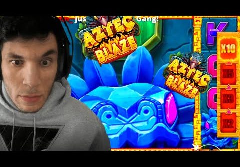 TRAINWRECKS TRIES THE *NEW* AZTEC BLAZE SLOT AND WINS HUGE!