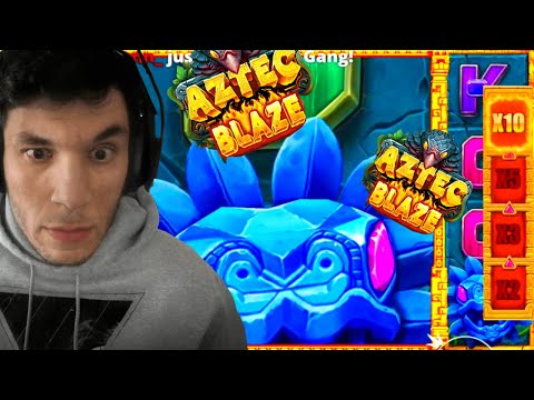 TRAINWRECKS TRIES THE *NEW* AZTEC BLAZE SLOT AND WINS HUGE!