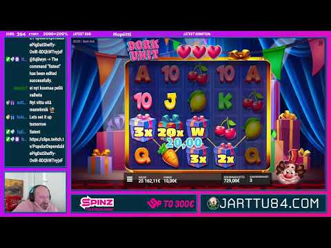 Super Big Win!! Really Good Gift Bonus From Dork Unit Slot!!