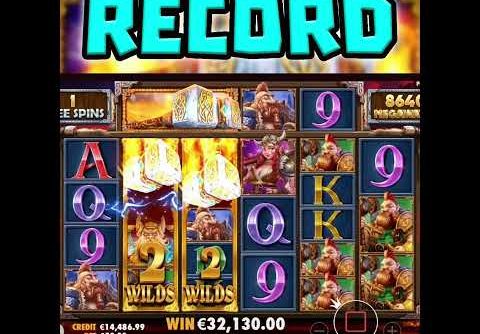 MY BIGGEST WIN EVER 😱  POWER OF THOR MEGAWAYS SLOT 🔥 HUGE JACKPOT OMG‼️ #shorts