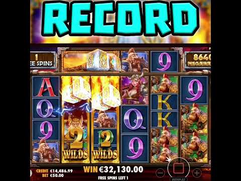 MY BIGGEST WIN EVER 😱  POWER OF THOR MEGAWAYS SLOT 🔥 HUGE JACKPOT OMG‼️ #shorts