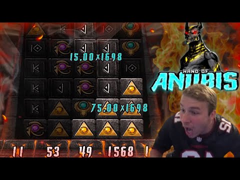 MY LARGEST HAND OF ANUBIS SLOT BONUS WIN EVER!