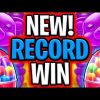 MY BIGGEST WIN EVER 😱 SUGAR RUSH 🍭 BEST PAYING SLOT BONUS EVER OMG‼️ *** NEW RECORD ***