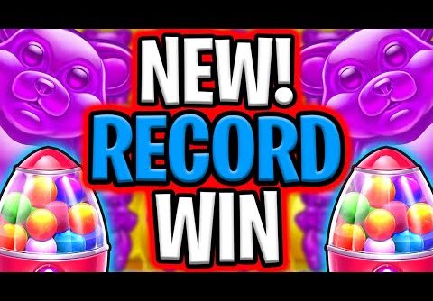 MY BIGGEST WIN EVER 😱 SUGAR RUSH 🍭 BEST PAYING SLOT BONUS EVER OMG‼️ *** NEW RECORD ***