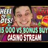 SLOTS LIVE 🔴 €15 000 vs BONUS BUYS! Casino Stream Big Wins with mrBigSpin