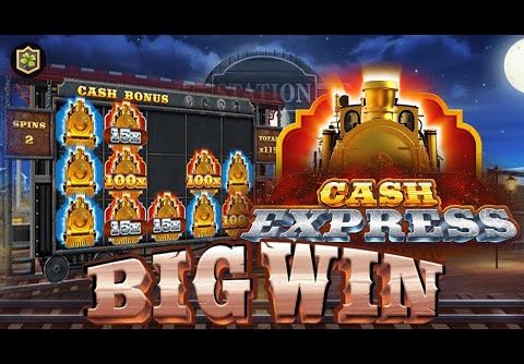 SLOT BIG WIN 💥CASH EXPRESS 💥 NEW ONLINE SLOT – STAKELOGIC – ALL FEATURES